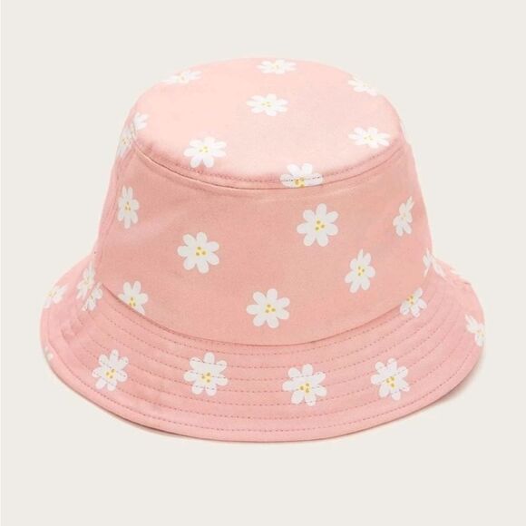 Daisy Print Bucket Hat - Picture 1 of 3